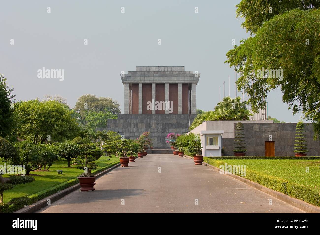 Mausolée de Ho Chi Minh à Hanoi, Vietnam Banque D'Images