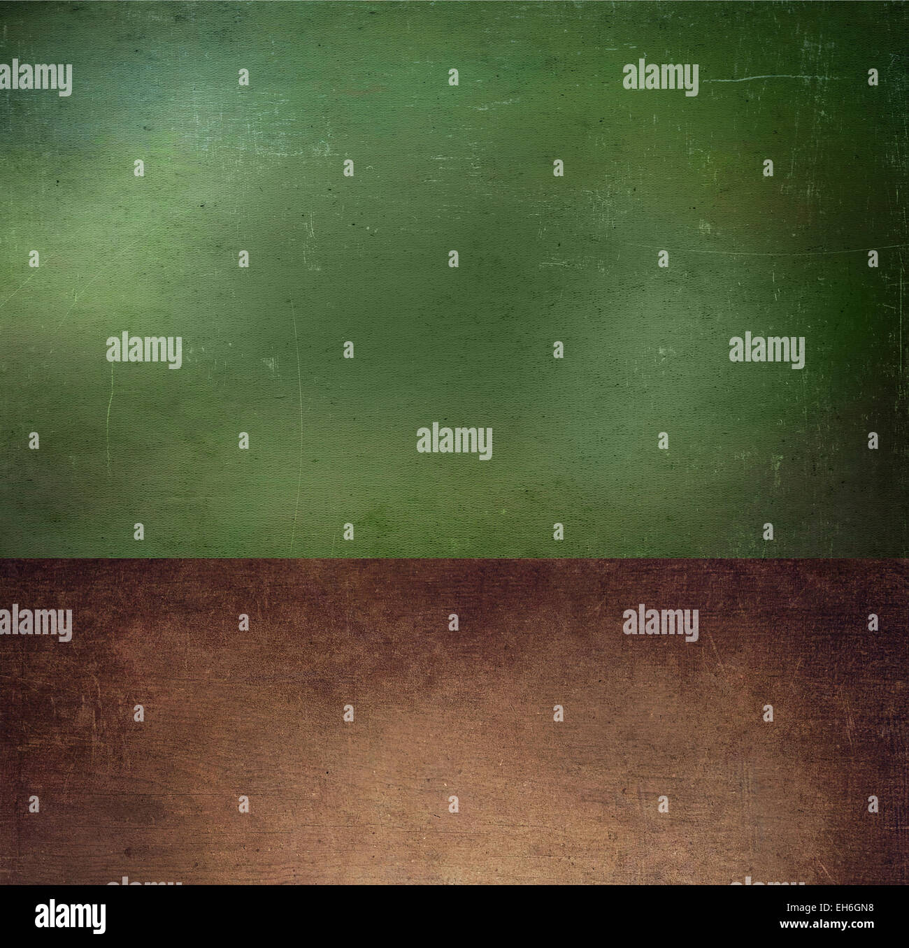 Vieux bois texture sur green grunge background Banque D'Images