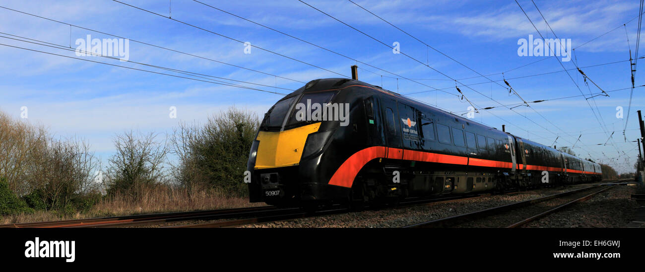 50907, classe 180 Zephyr, Grand Central société d'exploitation des trains à grande vitesse, trains diesel, East Coast Main Line Railway, Banque D'Images