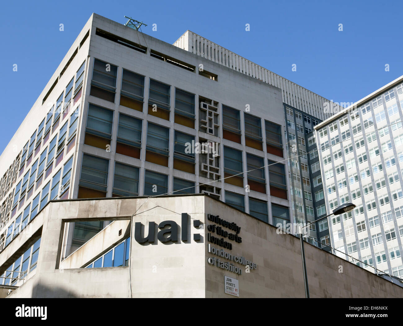 London College of Fashion (Université des Arts), Oxford Street, Londres Banque D'Images