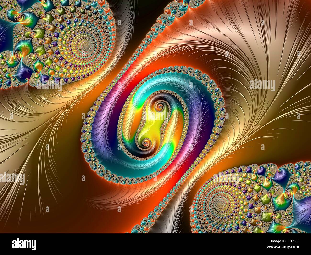 Julia-ensemble fractal Banque D'Images