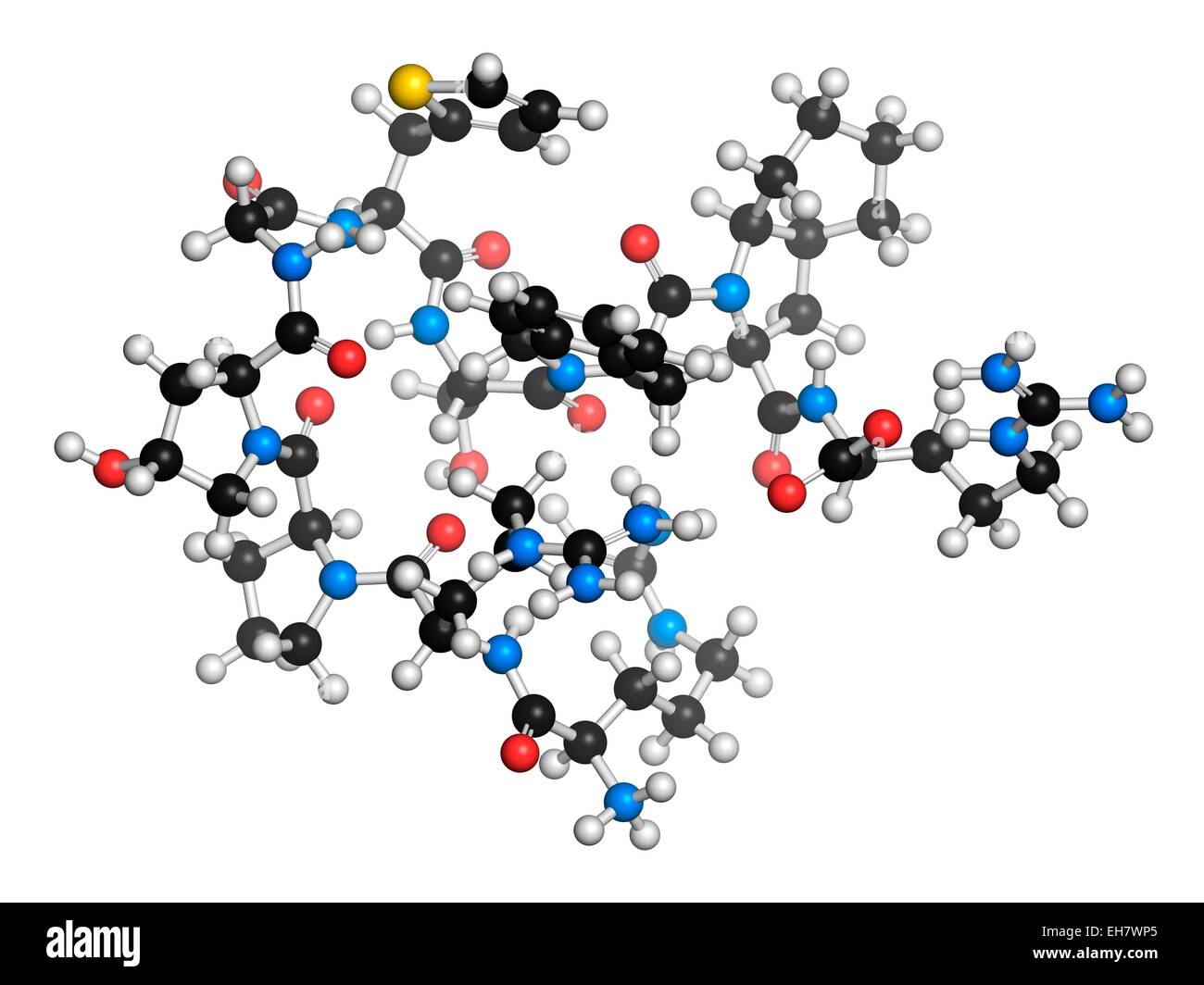 L'icatibant Hereditary Angioedema drug Banque D'Images