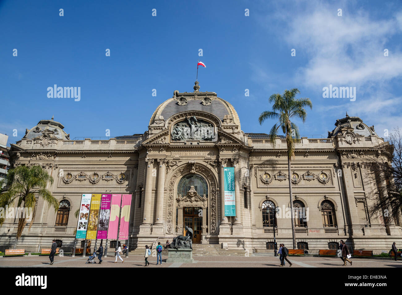 Museo Nacional de Bellas Artes (Musée national des beaux-arts), Santiago, Chili, Amérique du Sud Banque D'Images