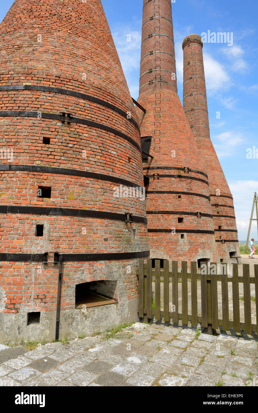 Les fours à chaux, Zuiderzee open air museum, l'Ijsselmeer, Enkhuizen, Hollande du Nord, Pays-Bas, Europe Banque D'Images