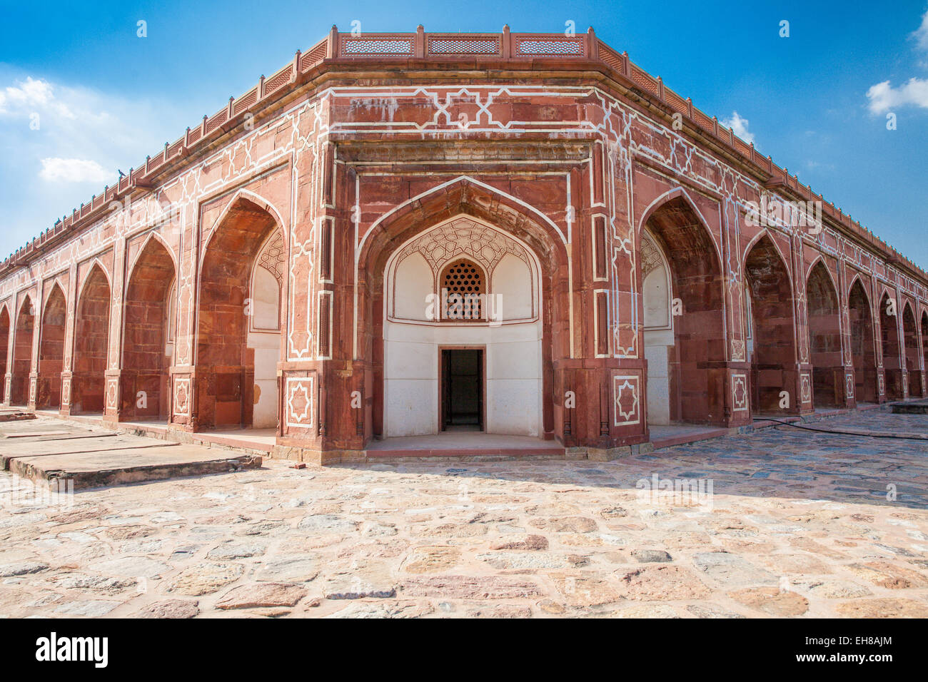 Delhi, Inde - 19 septembre 2014 : Jour de la Tombe de Humayun, Patrimoine Mondial de l'UNESCO le 19 septembre 2014, Delhi, Inde. Banque D'Images