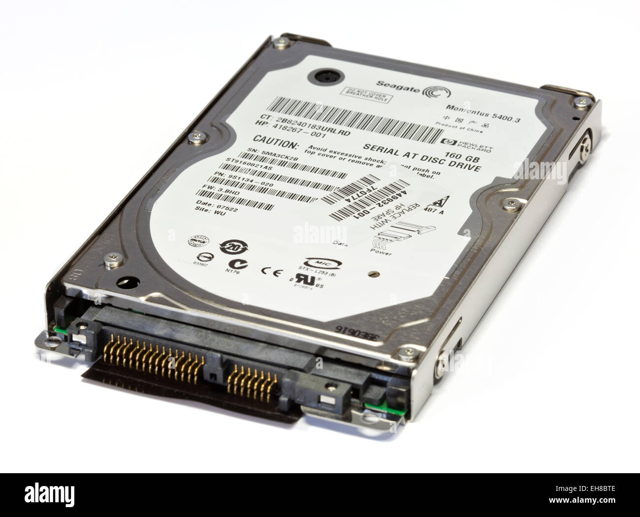 Disque dur portable Seagate Banque D'Images
