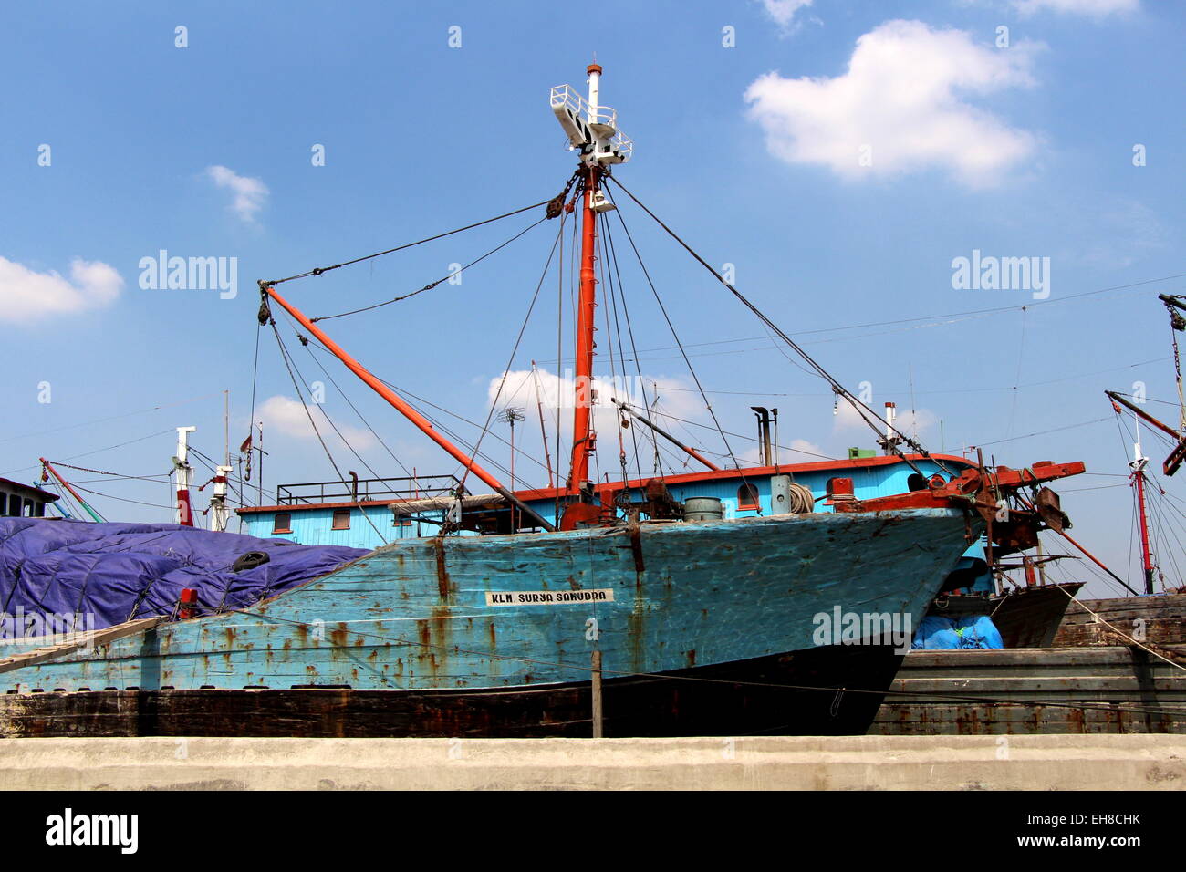 Port de Sunda Kelapa Indonésie Banque D'Images
