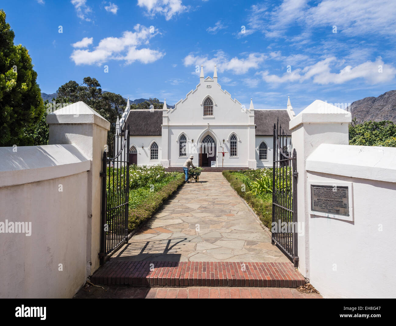 Église réformée hollandaise, Franschhoek, Afrique du Sud Banque D'Images