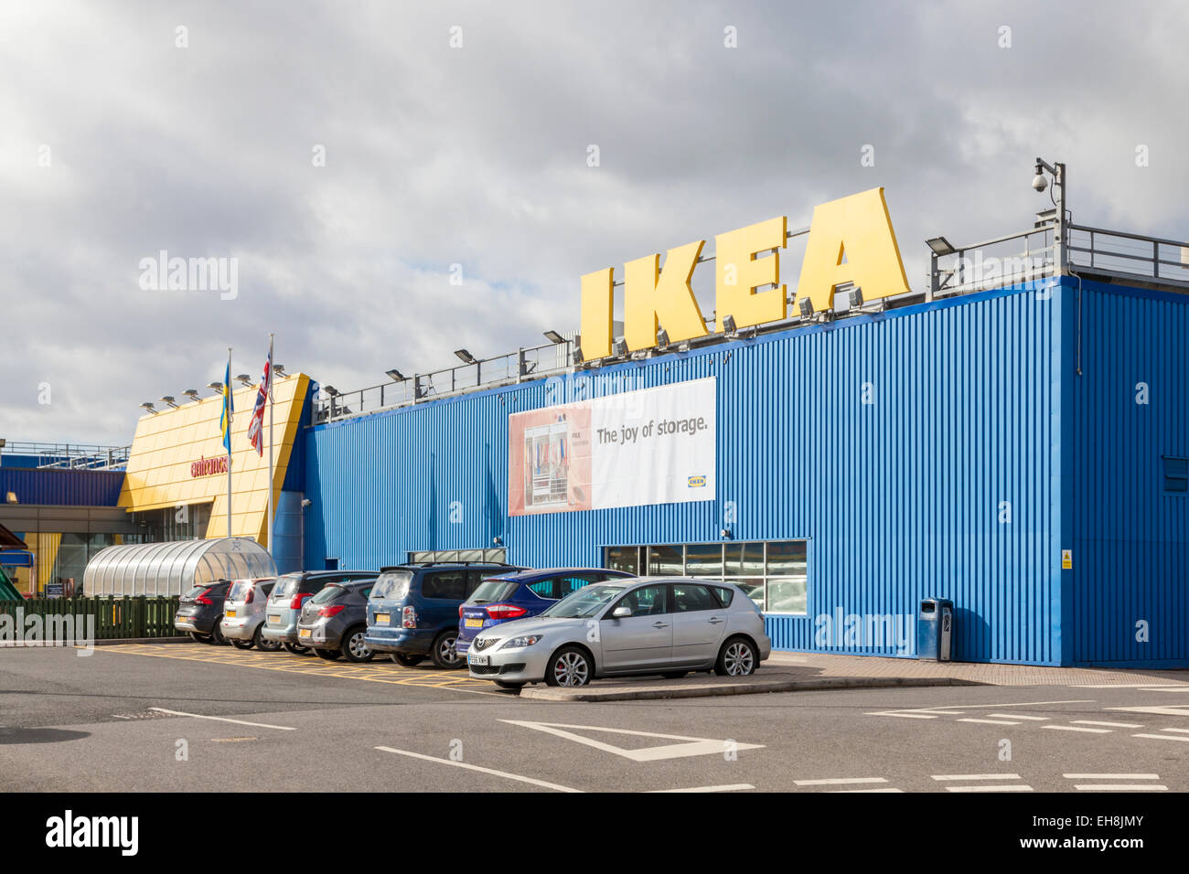 Magasin IKEA, Giltbrook Retail Park, Lancashire, England, UK Banque D'Images