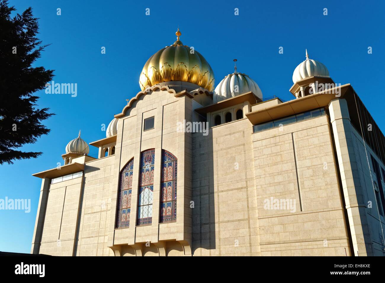 Gurdwara Sri Guru Singh Sabha Temple Southall West London Banque D'Images