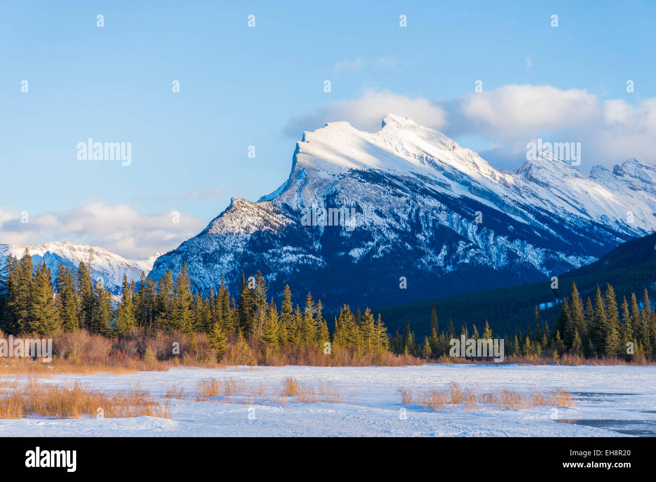 Le mont Rundle, Banff National Park, Alberta, Canada Banque D'Images