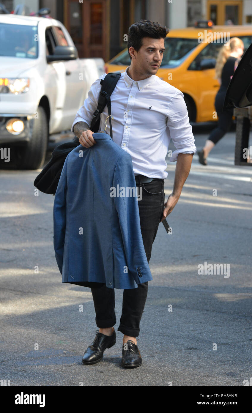 La troupe de danse avec les Stars saison 19 dans la ville de New York avec : Mark Ballas Où : Manhattan, New York, United States Quand : 04 mai 2014 Banque D'Images