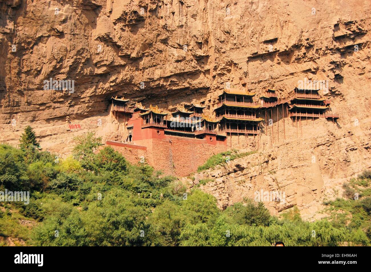 Monastère suspendu temple près de Datong, Chine Banque D'Images