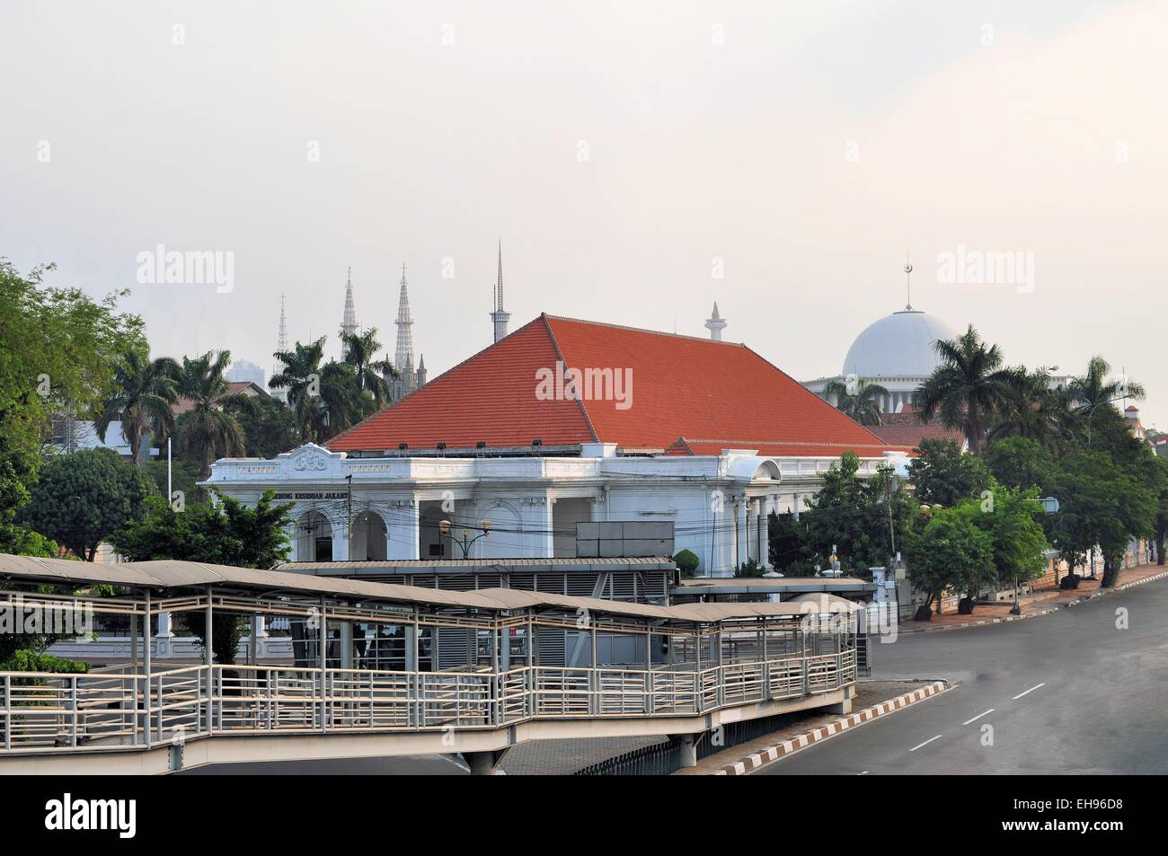 L'architecture coloniale néerlandaise à Jakarta, Indonésie Banque D'Images