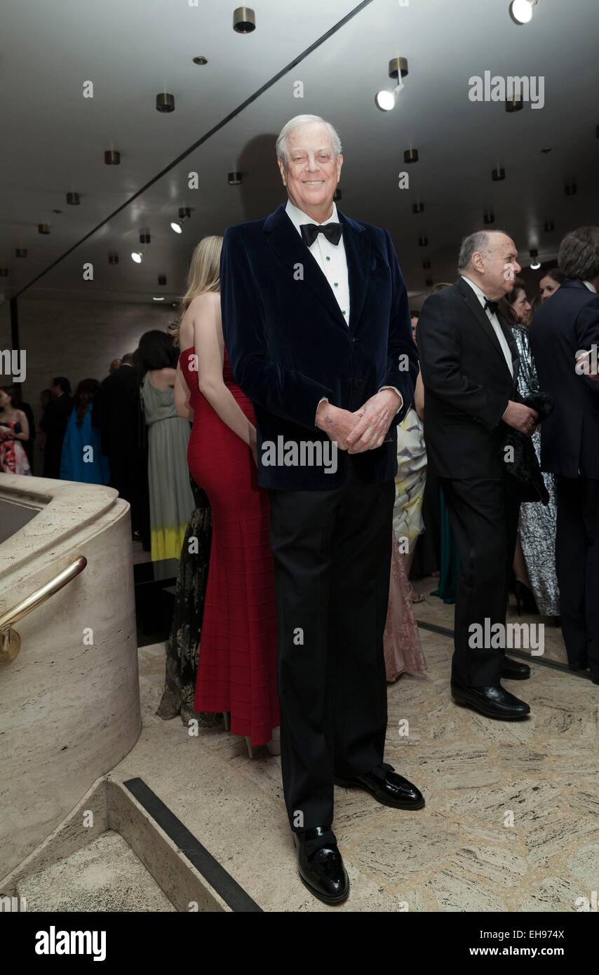 New York, NY, USA. Mar 9, 2015. Devid Koch aux arrivées pour la School of American Ballet 2015 Winer Ball, David H. Koch Theater au Lincoln Center, New York, NY 9 mars 2015. Crédit : Lev Radin/Everett Collection/Alamy Live News Banque D'Images