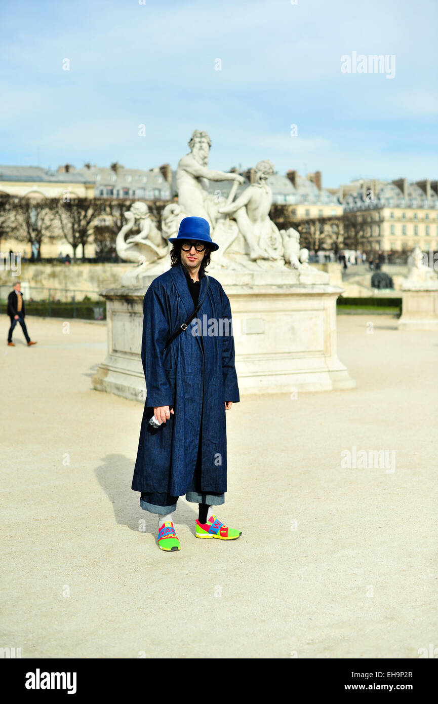 Manos arrivant au défilé Elie Saab à Paris - 7 mars 2015 - Photo : Manhattan piste/Mindesthonorar Céline Gaille /50,- EUR / frais minimum 50,- EUR/photo alliance Banque D'Images