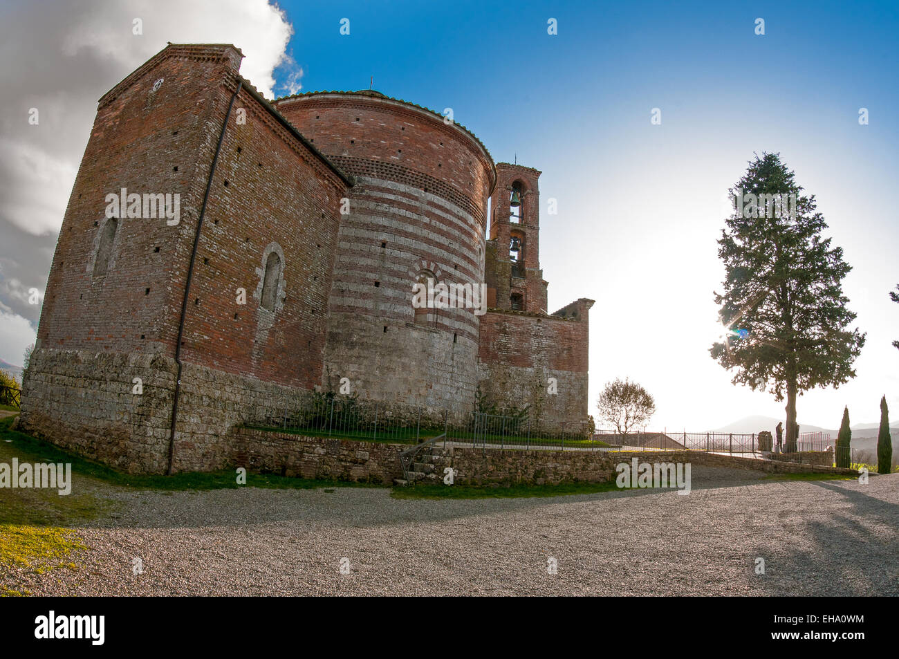 Ermitage de Montesiepi. Localité : Montesiepi (SI), Toscane, Italie. Banque D'Images