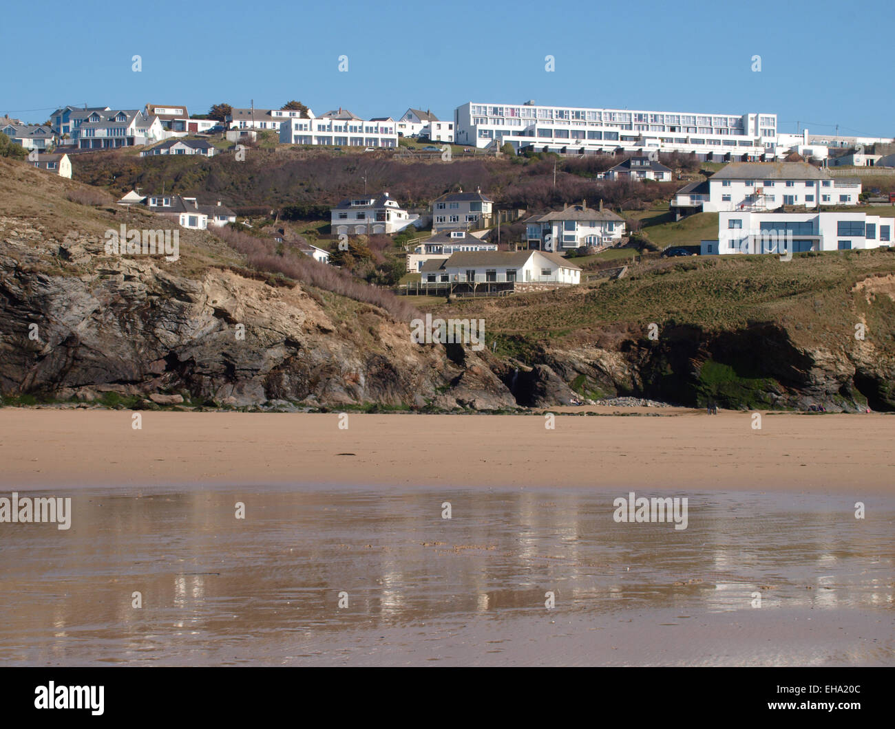 Mawgan Porth, Cornwall, UK Banque D'Images