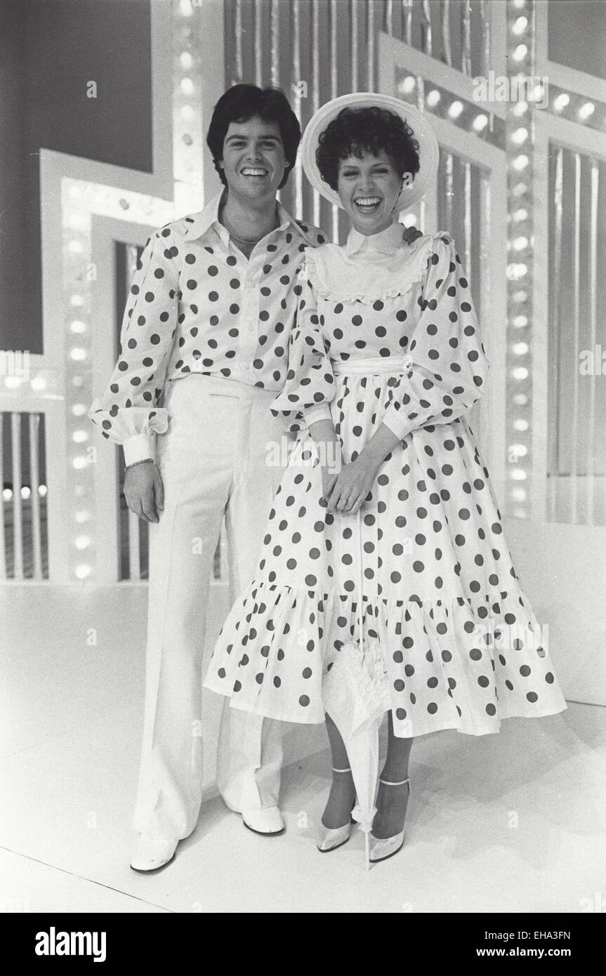 MARIE OSMOND Donny Osmond avec 1978. © Allan S. ADLER/Globe Photos/ZUMA/Alamy Fil Live News Banque D'Images