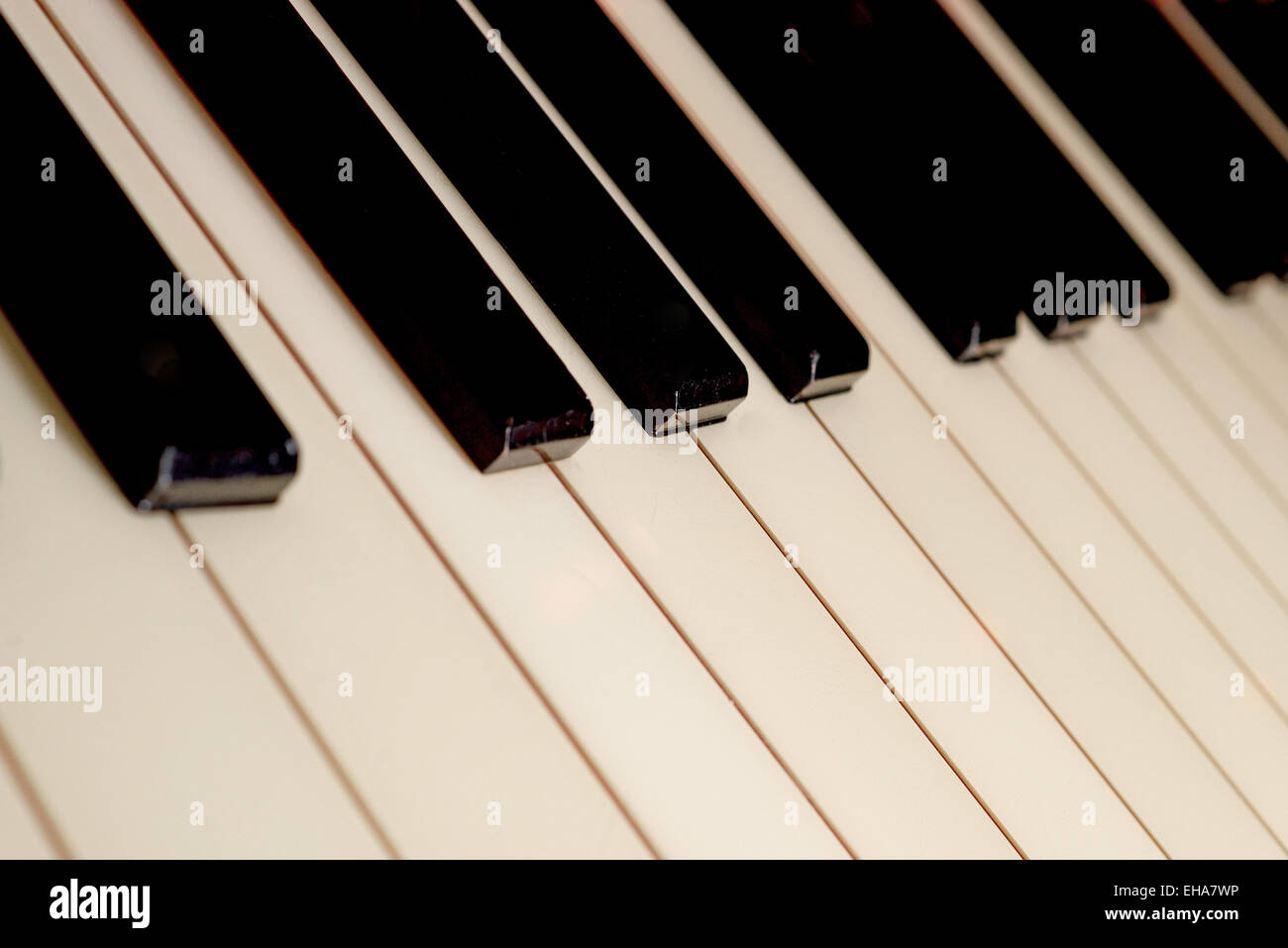 Touches du Piano Jazz Banque D'Images