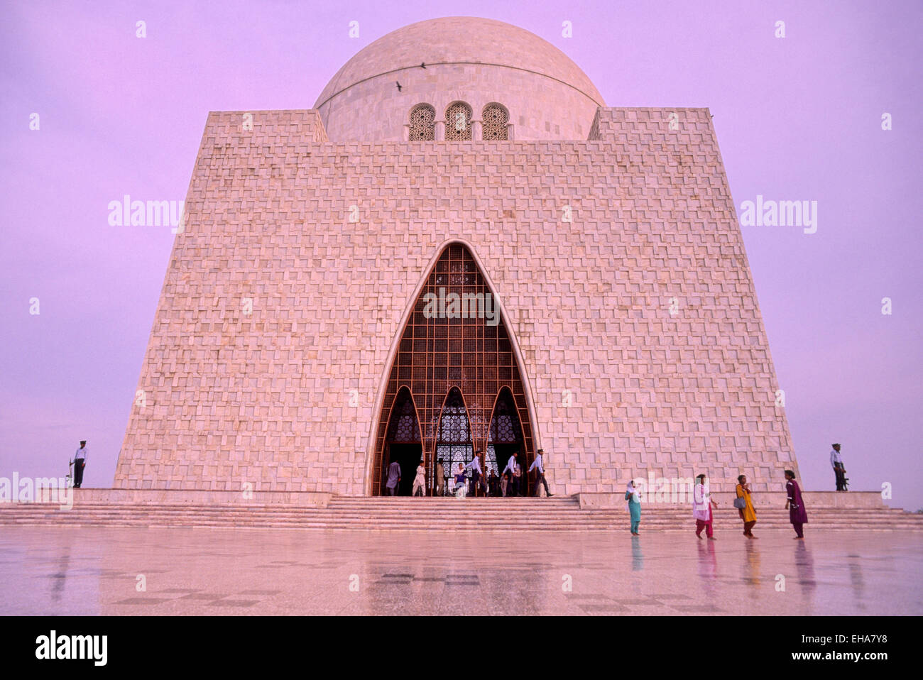 Quaid-i-Azam Mausolée, Karachi, Pakistan Banque D'Images