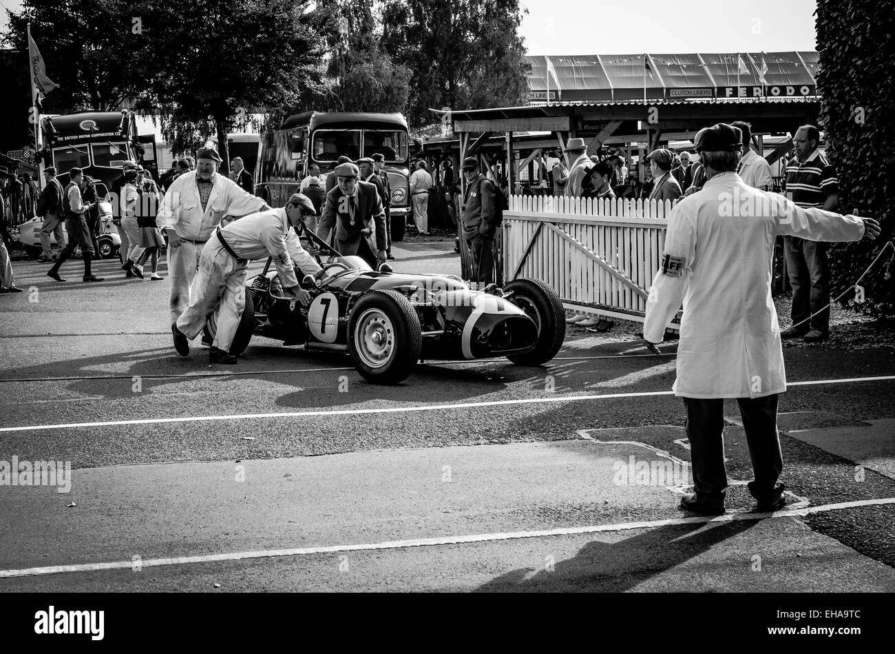 Le jour de la course de Goodwood Banque D'Images