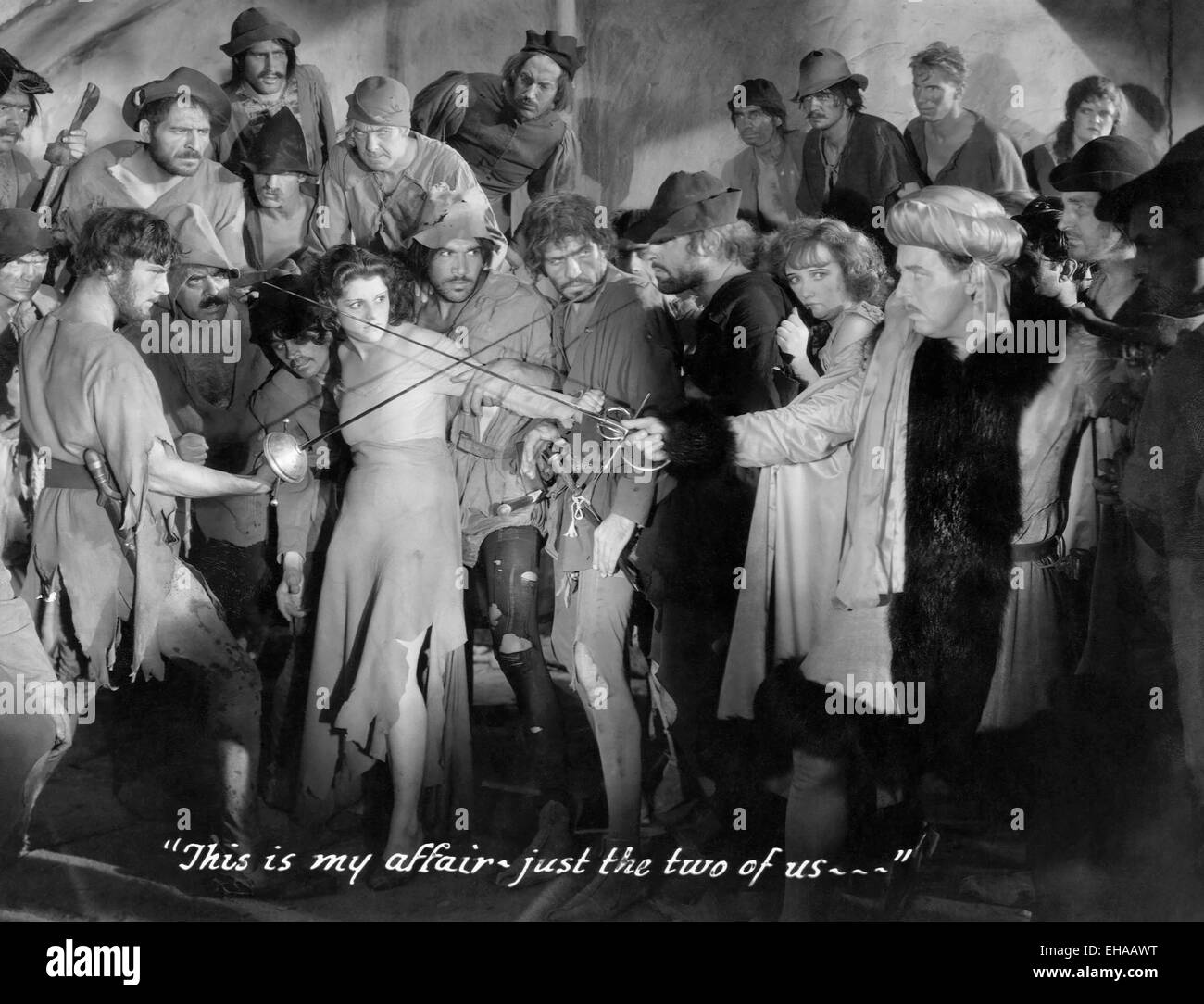 Dennis King, Lillian Roth, Warner Oland, sur-ensemble du film 'Le Vagabond King', 1930 Banque D'Images