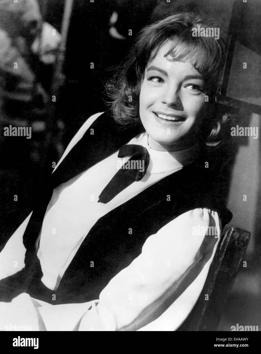 Romy Schneider, sur-ensemble du film 'Les vainqueurs', 1963 Banque D'Images