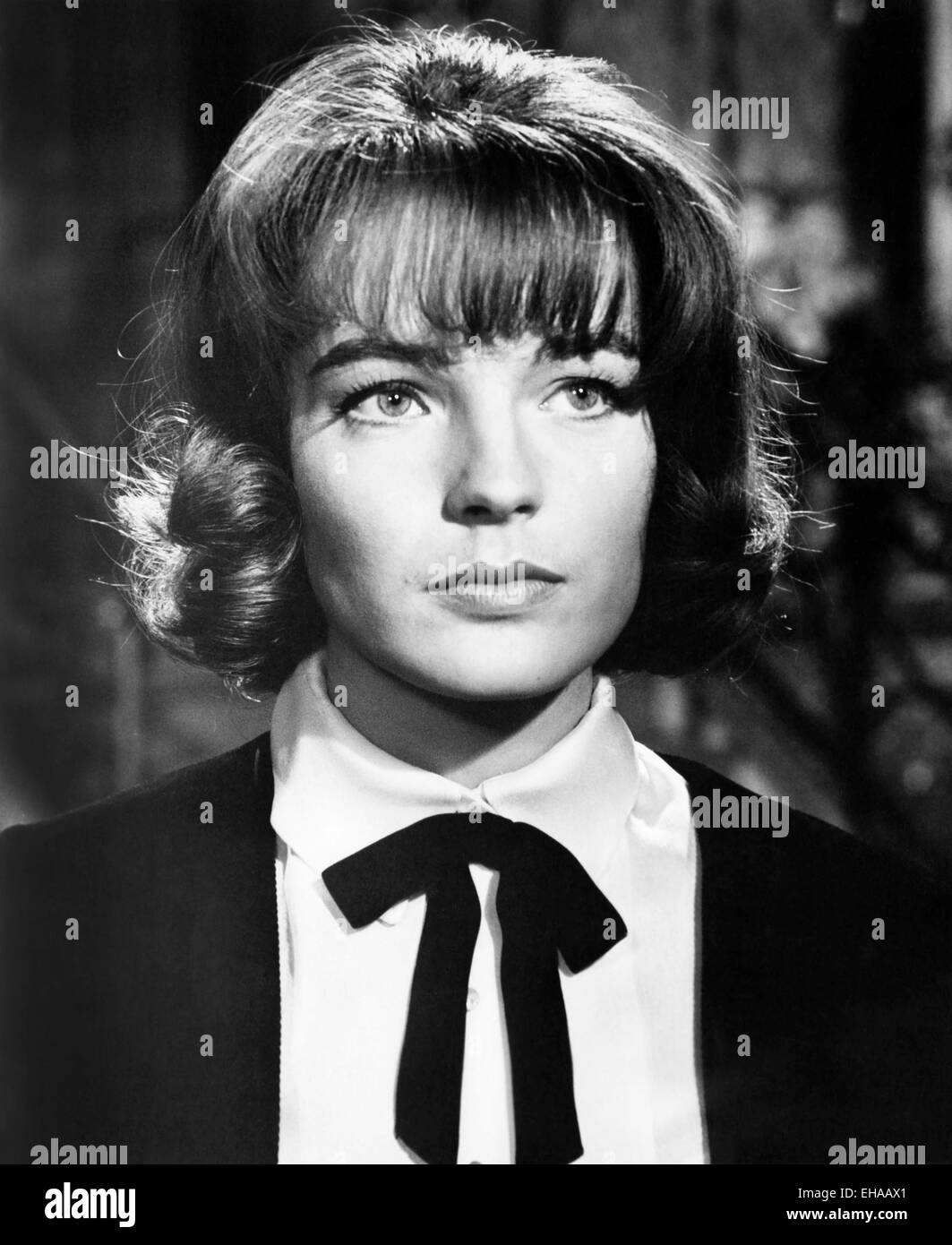 Romy Schneider, sur-ensemble du film 'Les vainqueurs', 1963 Banque D'Images