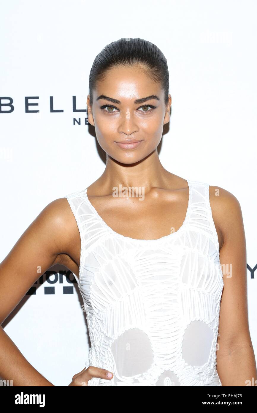 Tous les jours la première rangée présente le 2e rapport annuel Fashion Media Awards (SCFG) - Arrivées comprend : Shanina Shaik Où : New York, New York, United States Quand : 05 Septembre 2014 Banque D'Images