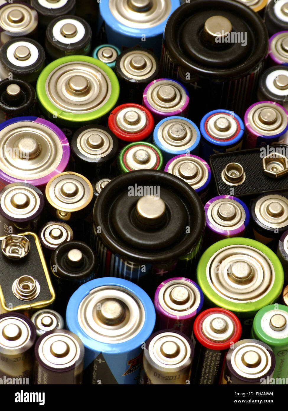 Batterien / batteries Banque D'Images