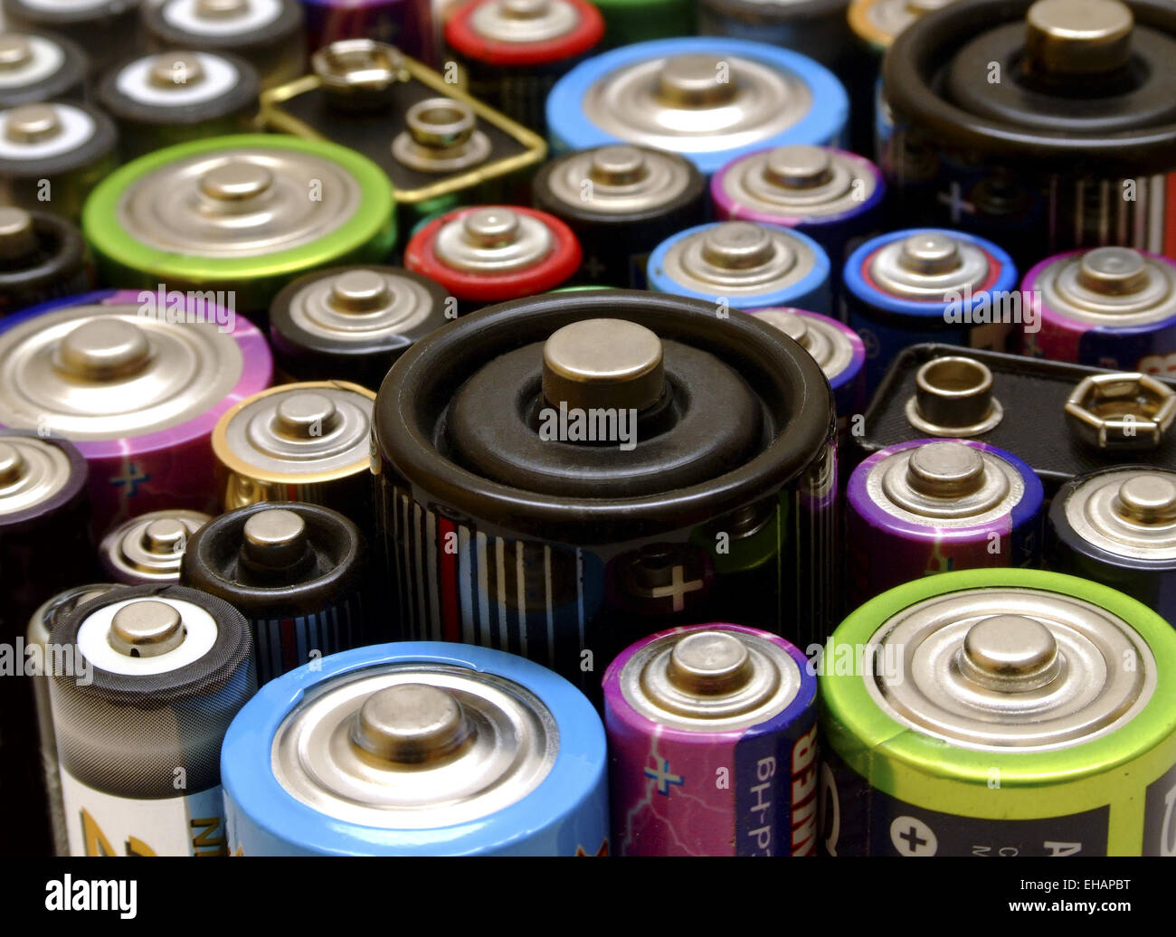 Batterien / batteries Banque D'Images
