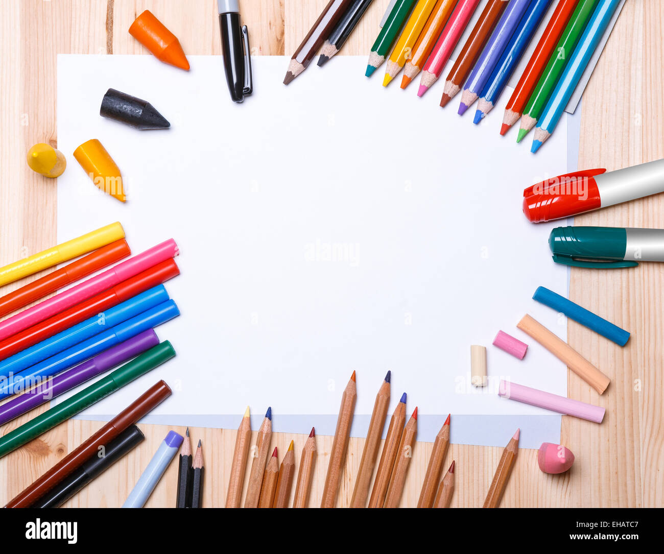 Matériel de dessin Banque D'Images