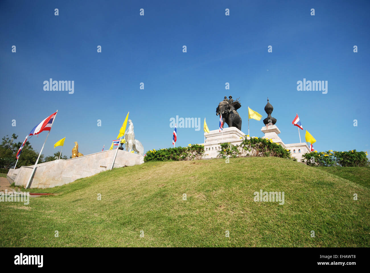 Monument du roi Naresuan Banque D'Images