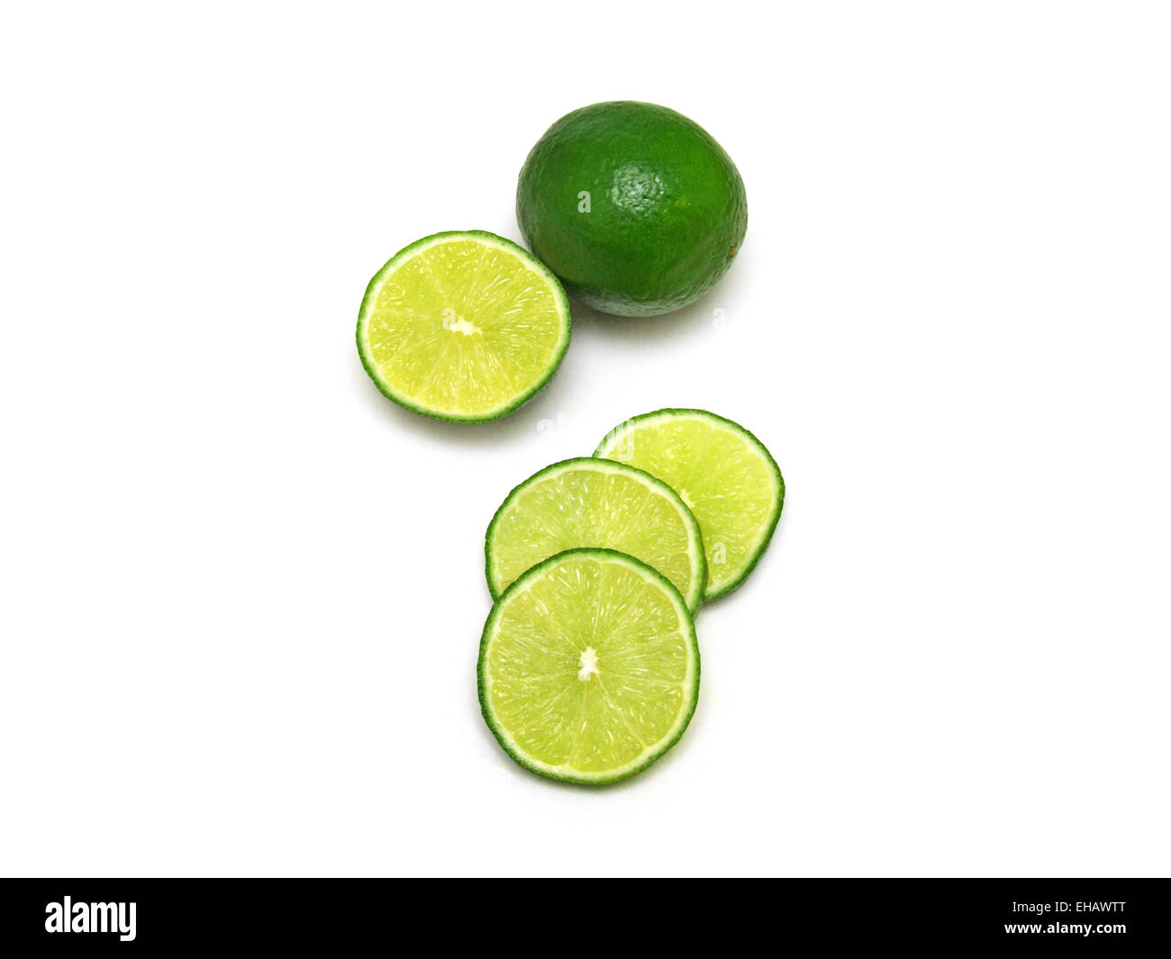 Lime (Citrus latifolia) Banque D'Images