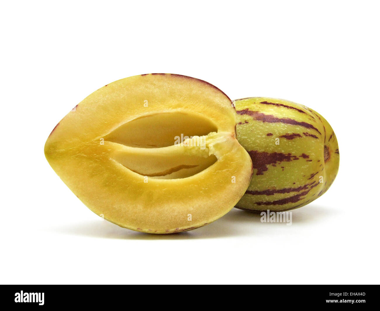 Pepino (Solanum muricatum) Banque D'Images