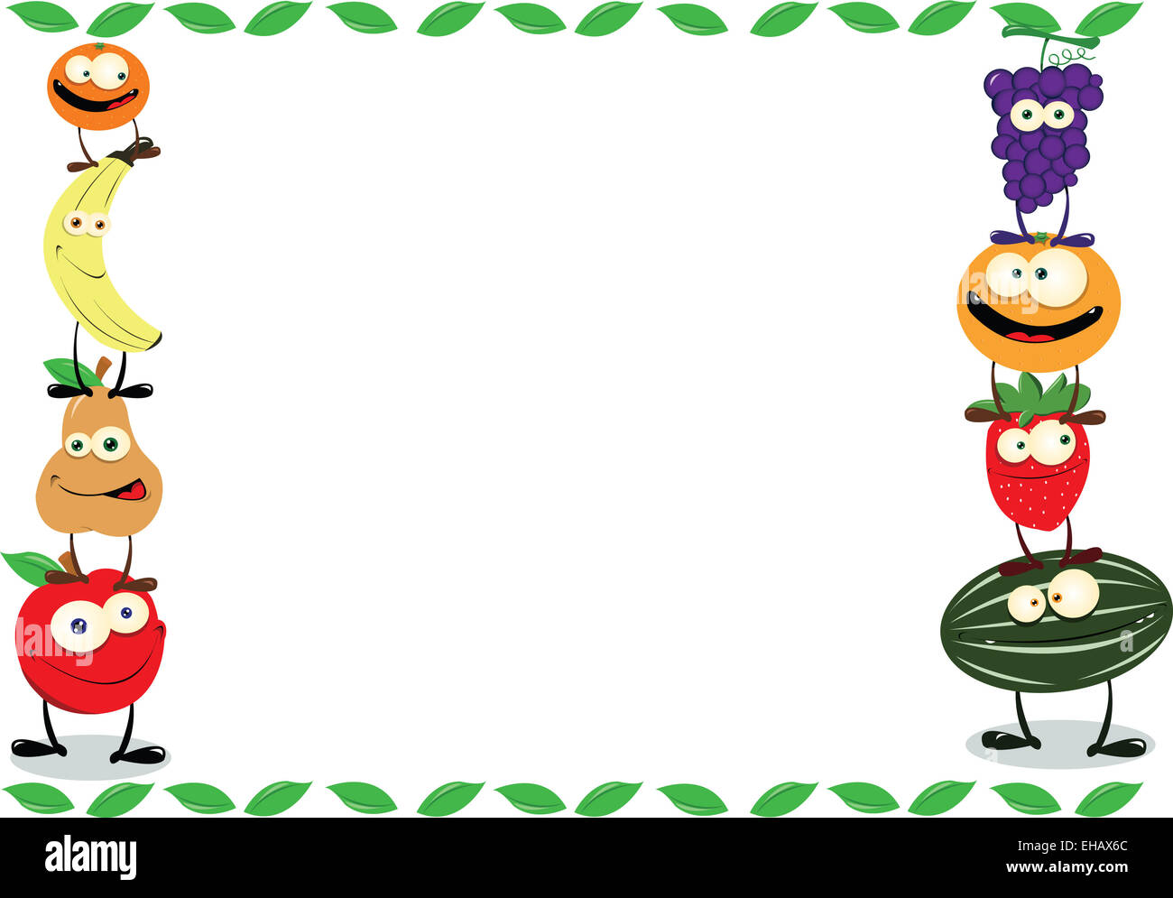 Un drôle de trame de scénario de maden fruit sympathique Banque D'Images