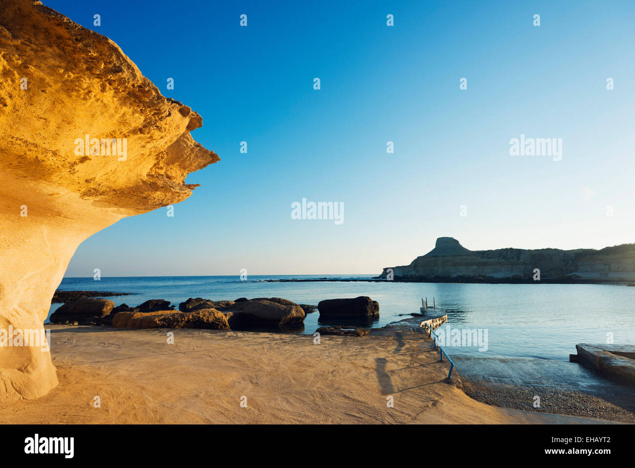 L'Europe méditerranéenne, Malte, Gozo Xwejni Bay, Banque D'Images