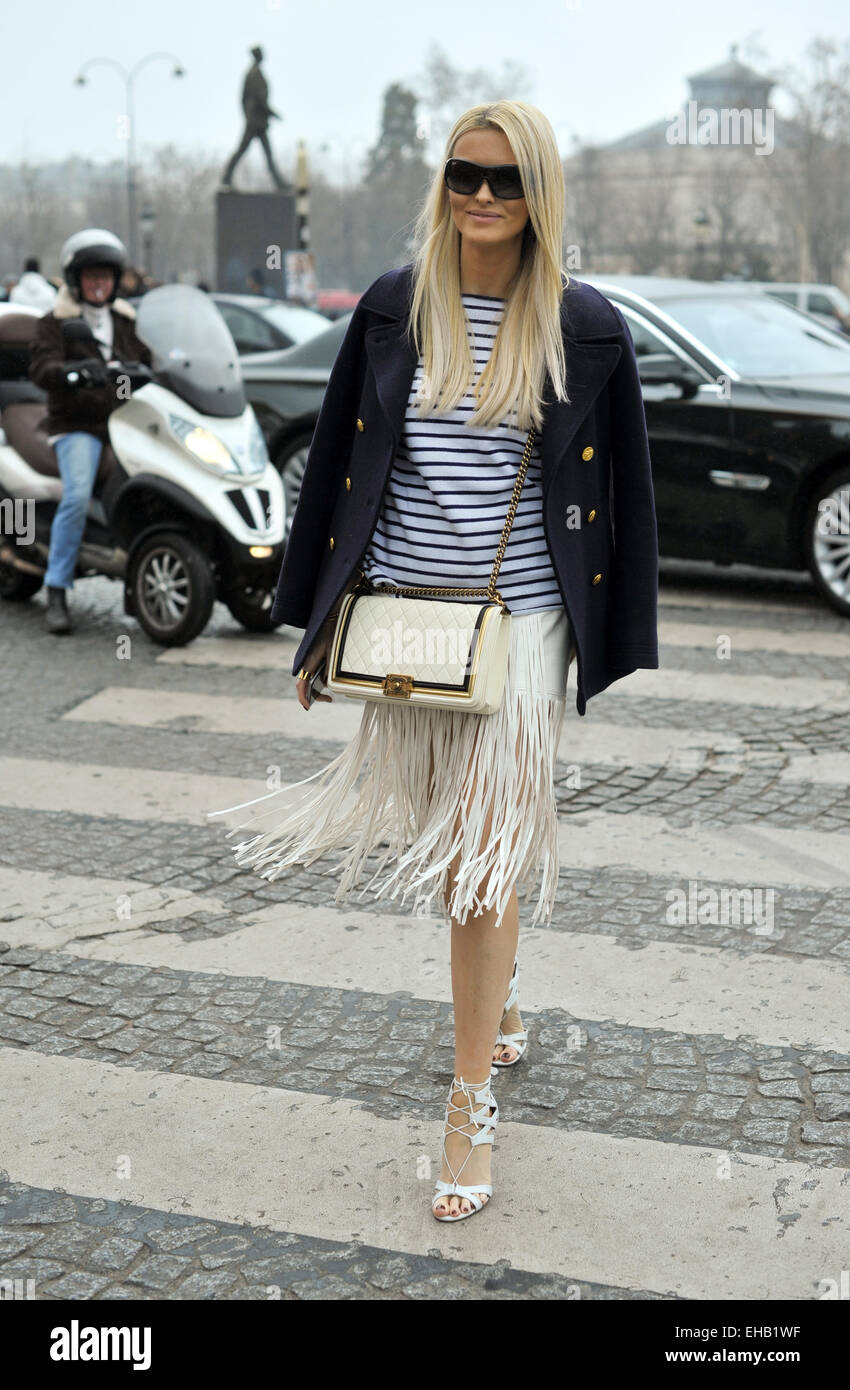 Paris, France. Mar 10, 2015. Kate Hudson éditeur Davidson arrivant à l'automne 2015 défilé Chanel à Paris - mars 10, 2015. Dpa : Crédit photo alliance/Alamy Live News Banque D'Images