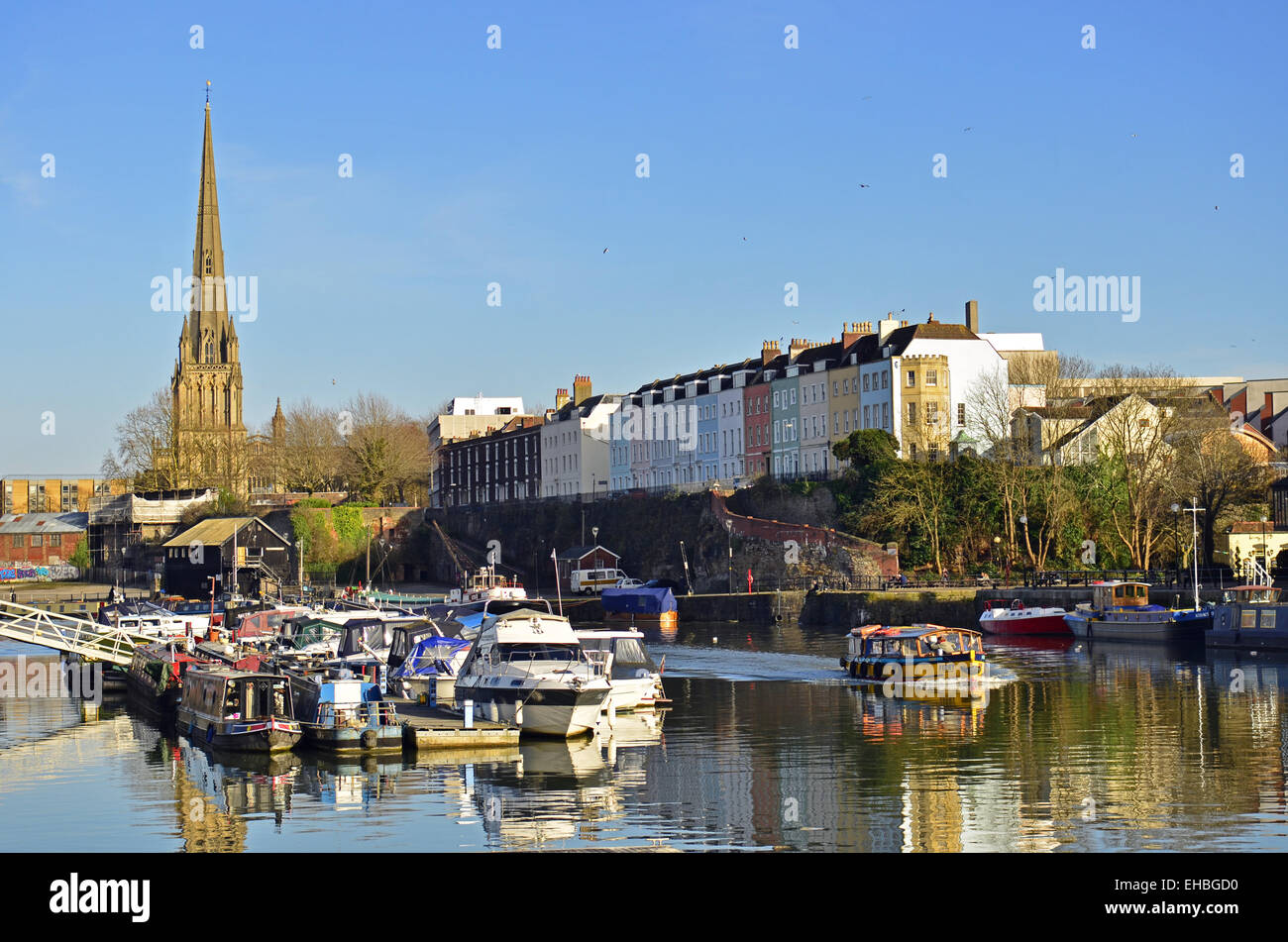 UK Bristol.capitale verte européenne ville gagnante. Banque D'Images