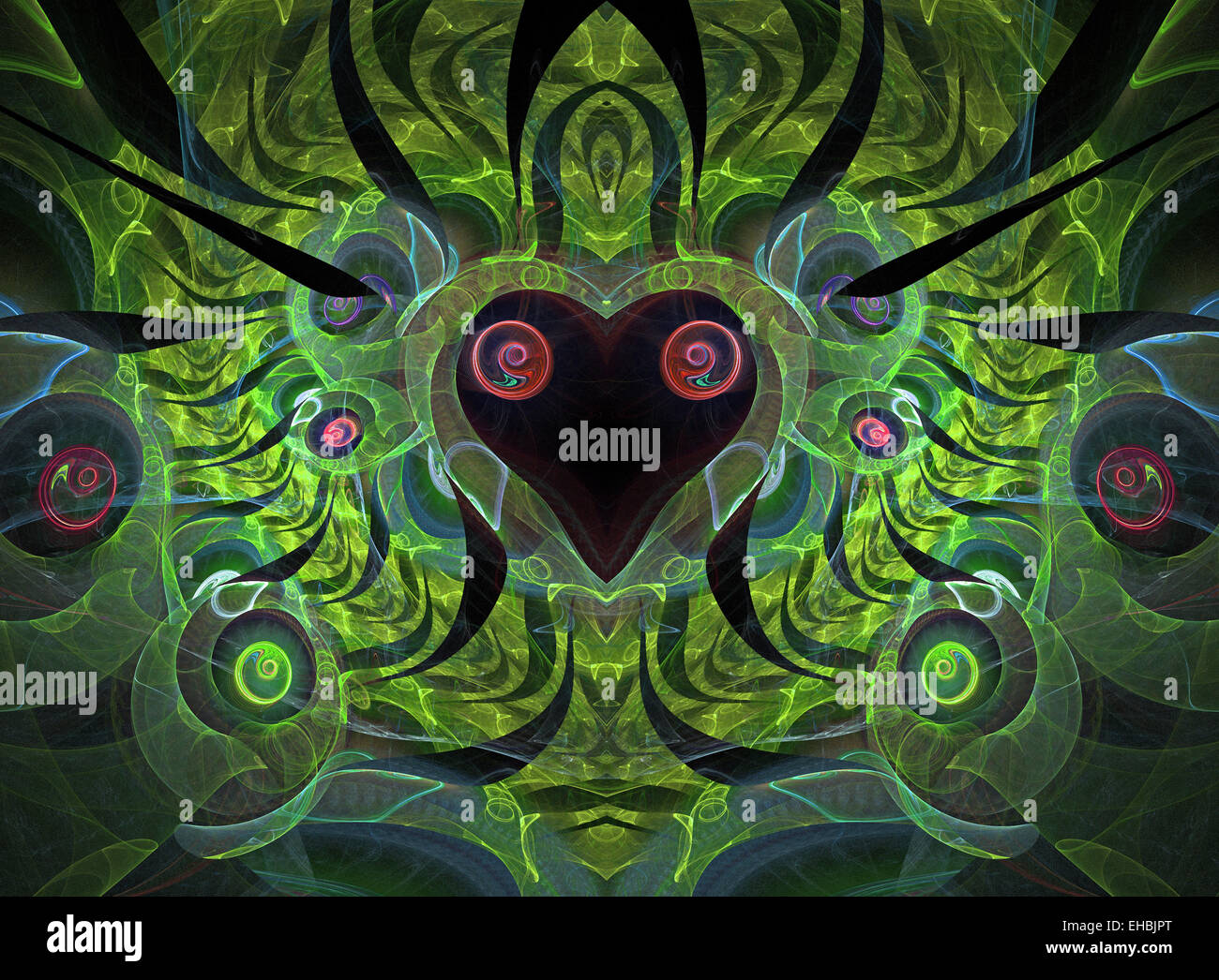 Abstract Illustration sauterelle Banque D'Images