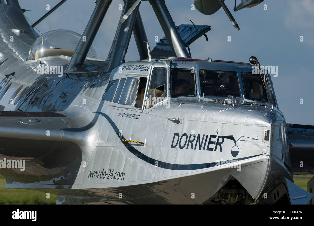 Dornier DO-24 ATT 'Flying Boat', plan d'eau vintage. Banque D'Images