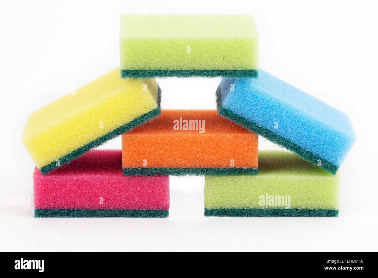 Éponges de lavage Banque D'Images