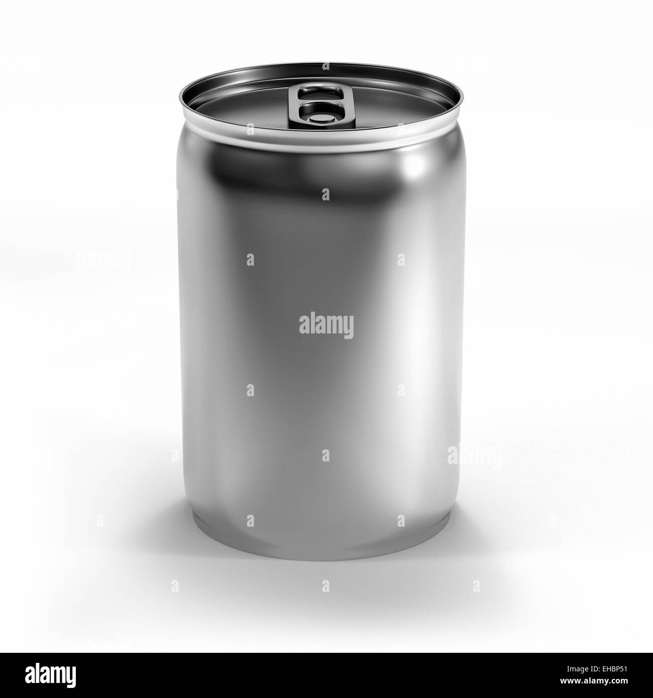 Boissons isolé peut aluminium isolé sur fond blanc Banque D'Images