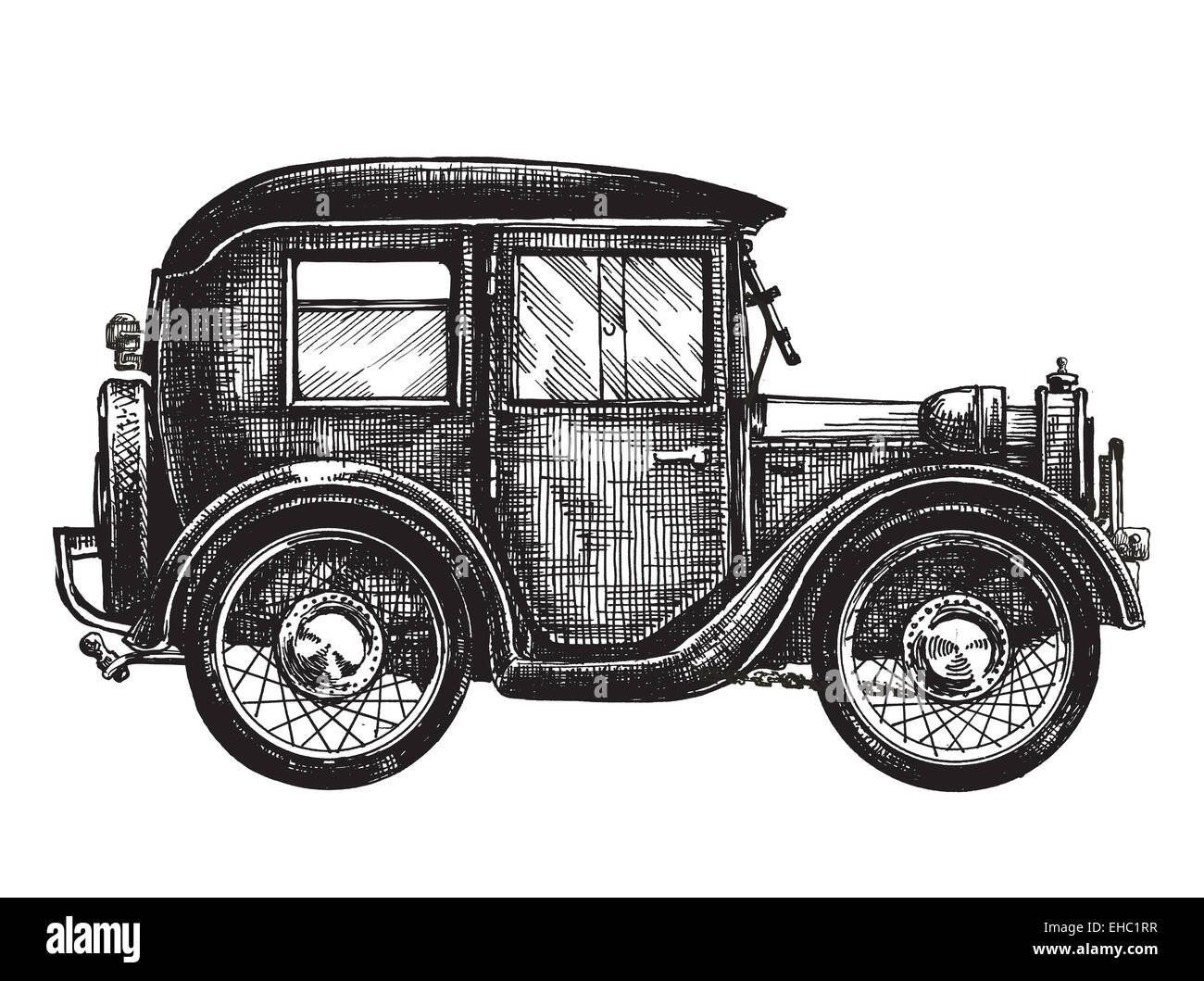 Voiture vintage logo vector modèle. le transport ou l'icône du véhicule. Banque D'Images