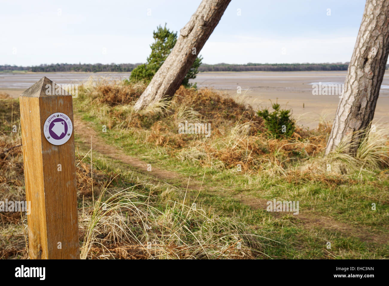 John Muir signe ainsi Banque D'Images