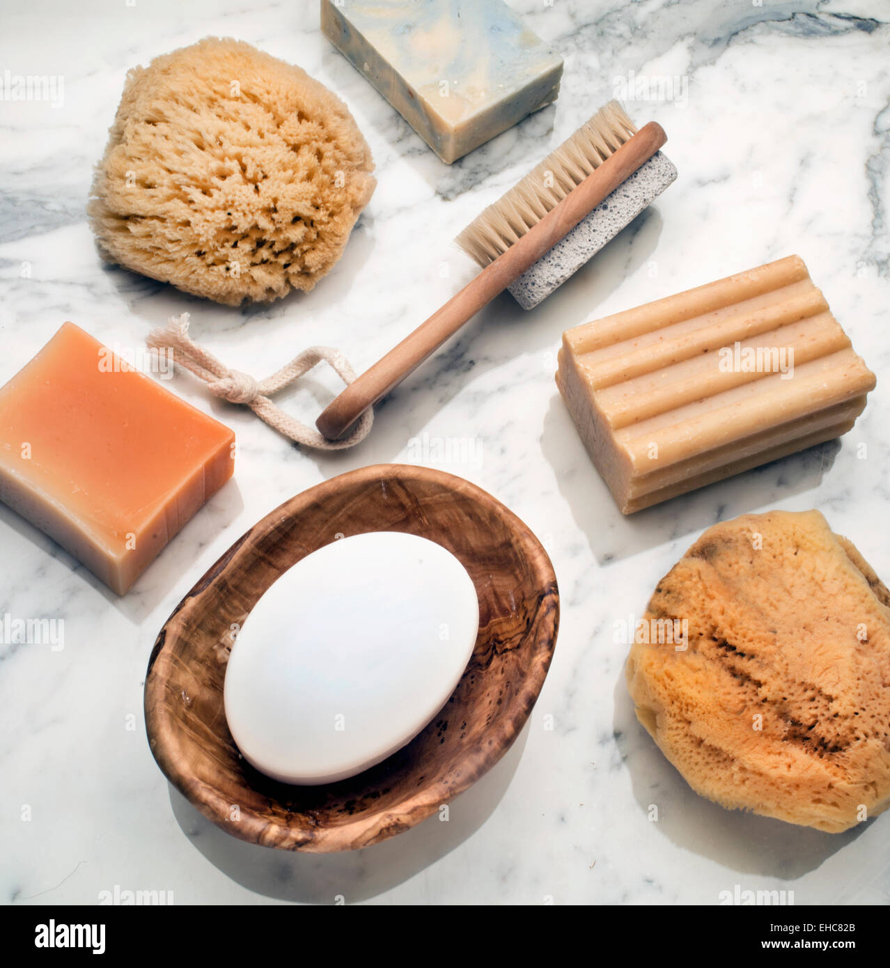 produits pour le bain Banque D'Images