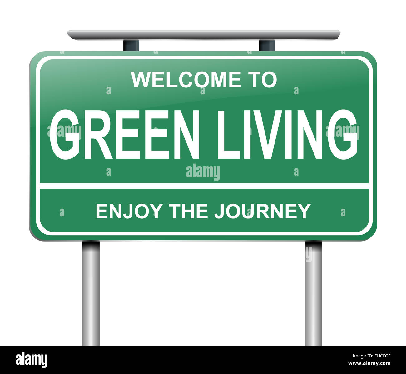 Green Living Concept. Banque D'Images