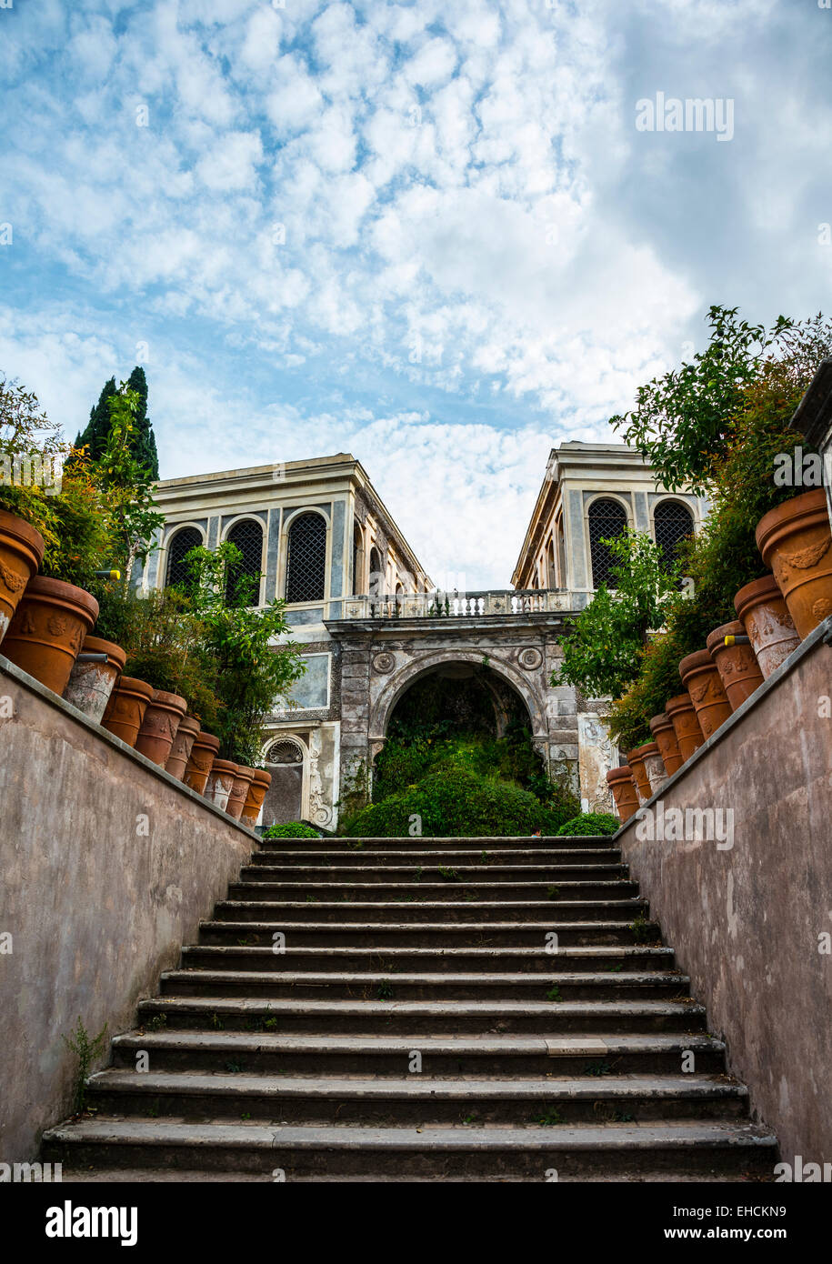 Villa romaine, Forum Romain, Rome, Latium, Italie Banque D'Images