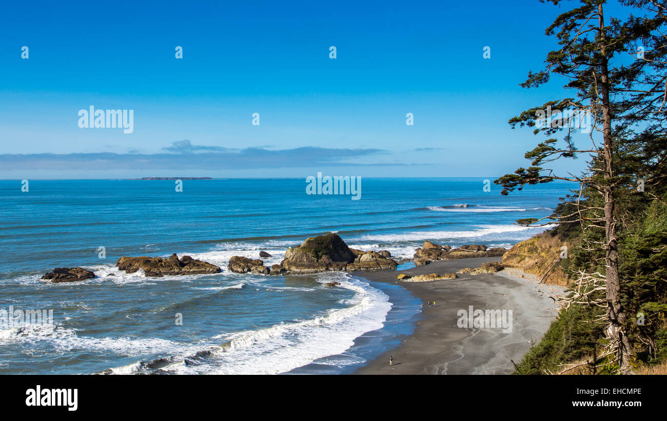 Rock formation sur la plage 4 Banque D'Images